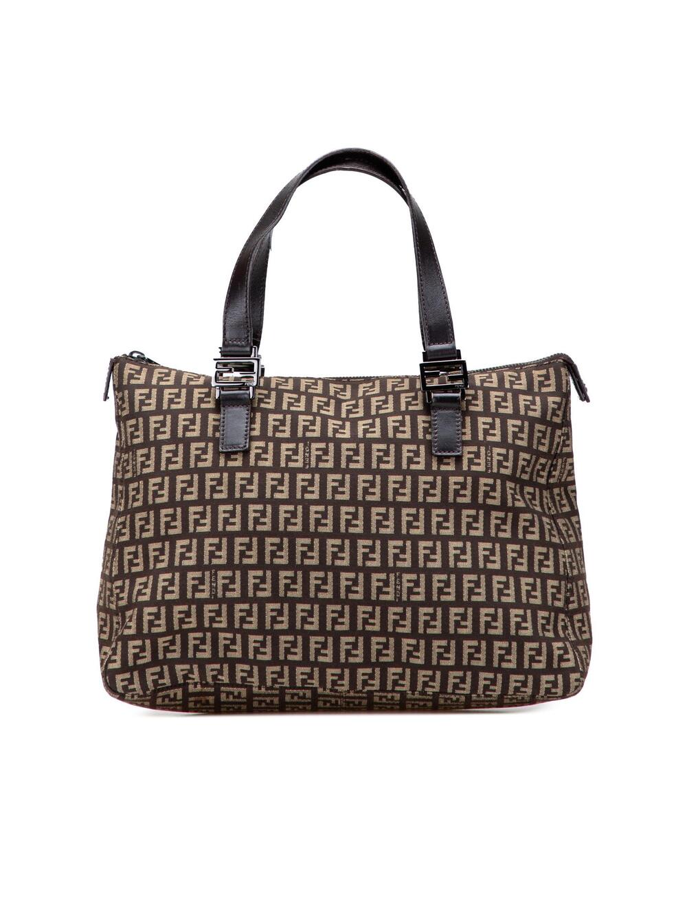 Fendi Zucchino Canvas Tote Pre-Loved #372585F45B